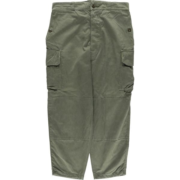 古着 フランス軍 60年代 M-64 ミリタリー カーゴパンツ 92M メンズw34