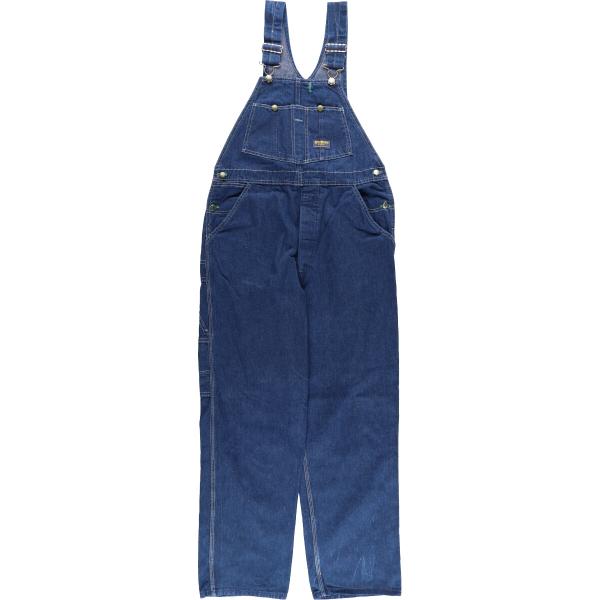 ヴィンテージ　７０年代　USA製　オシュコシュ　ヒッコリー　オーバーオール　４０ 古着 70年代 オシュコシュ Osh kosh ヒッコリーストライプ