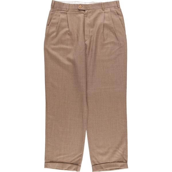 古着 ZANELLA FOR NORDSTROM チェック柄 スラックス ワイドパンツ