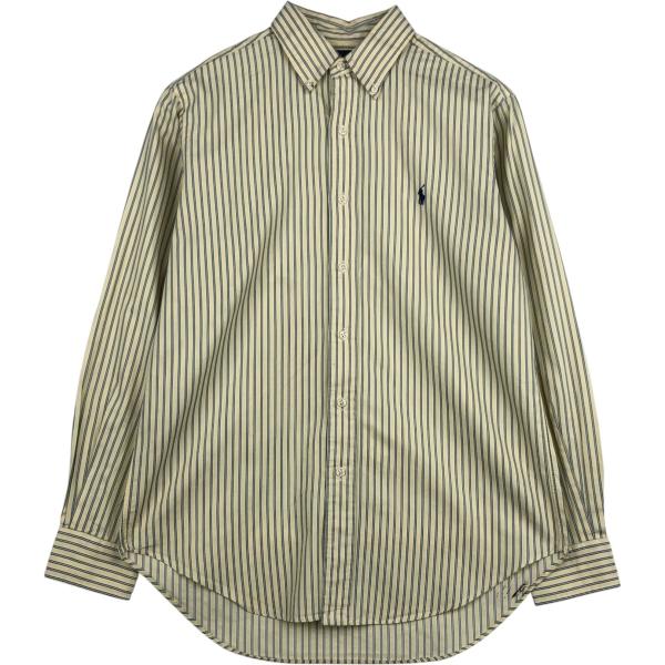 古着 ラルフローレン Ralph Lauren CLASSIC FIT マルチストライプ 長袖