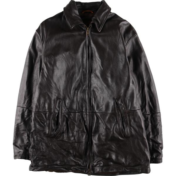 Timberland 古着 90年代 ティンバーランド レザーコート メンズL相当