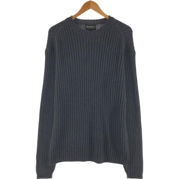 Eddie Bauer（エディーバウアー） 古着 00年代 リブ編み コットン