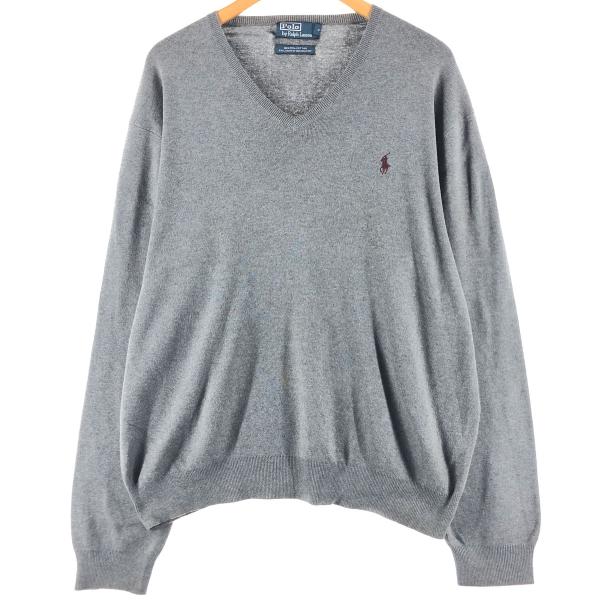 古着 ラルフローレン Ralph Lauren POLO by Vネック