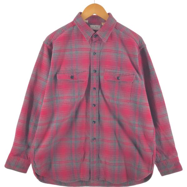 【最高カラー、80年代usa製】L.L.Beanチェックシャツ古着アメカジ長袖 jamtrading1_eaa514594