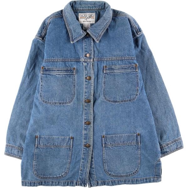 古着 NORTHERN SPIRIT デニムカバーオール レディースXL相当 /eaa522170 古着 NORTHERN SPIRIT デニムカバーオール レディースXL相当