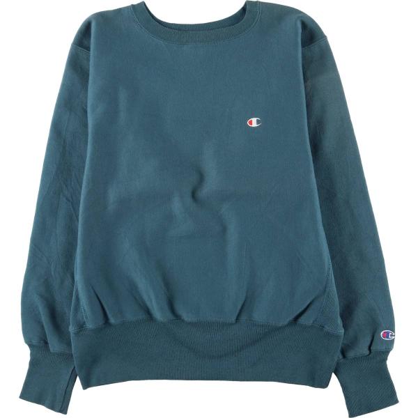チャンピオン リバースウィーブ 90s 無地 トレーナー XL USA製 Champion（チャンピオン） 古着 90年代 リバースウィーブ ワンポイント