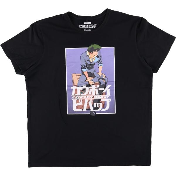 カウボーイビバップ Tシャツ Mサイズ Cowboy Bebop サンライズ カウボーイビバップ] 川元利浩氏のイラストを使用したCOWBOY BEBOP