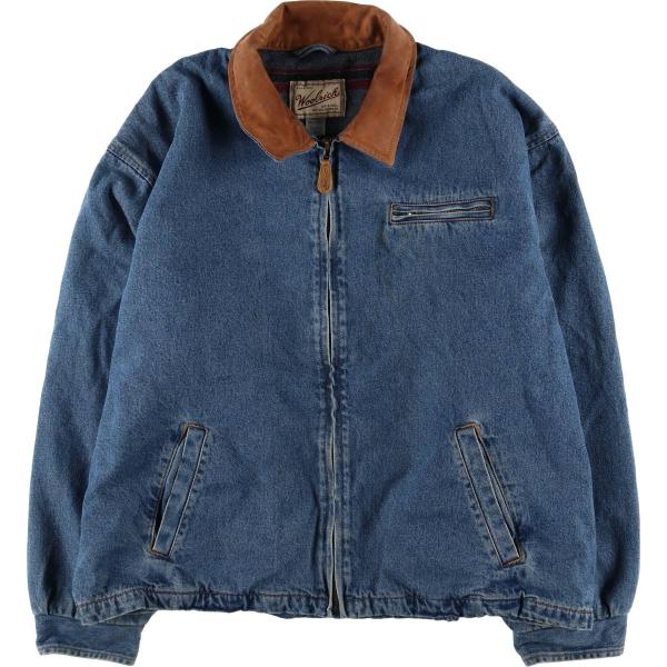 WOOLRICH 古着 90~00年代 ウールリッチ デニムジャケット メンズXXL