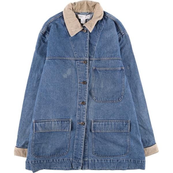 古着 summit hill デニムカバーオール レディースL相当 /eaa530276 古着 summit hill デニムカバーオール レディースL相当