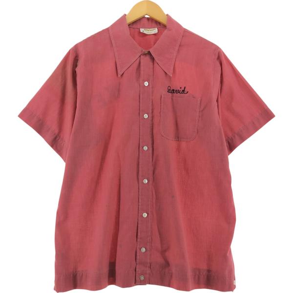 King Louie 古着 70年代 キングルイ 半袖 ボウリングシャツ