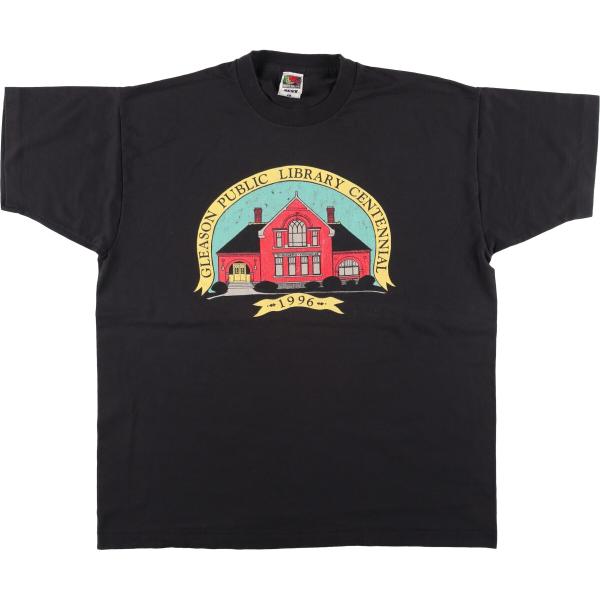 50年代 60年代 fruit of the loom usa シャツ FRUIT OF THE LOOM 古着 90年代 フルーツオブザルーム プリントT