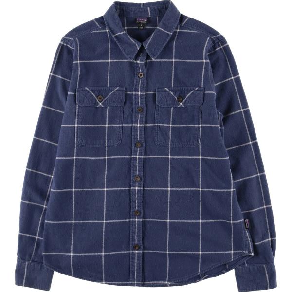 古着 パタゴニア Patagonia フィヨルドフランネルシャツ 42405FA22 長袖 フランネルチェックシャツ レディースM相当/eaa532016 patagonia（パタゴニア） 古着 フィヨルドフランネルシャツ 42405FA22