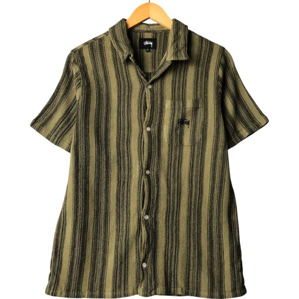 ステューシー オープンカラー シャツ 新品 sサイズ stussy ストライプ セール】STUSSY/ステューシー NEON VENUS SHIRT シャツ 総柄