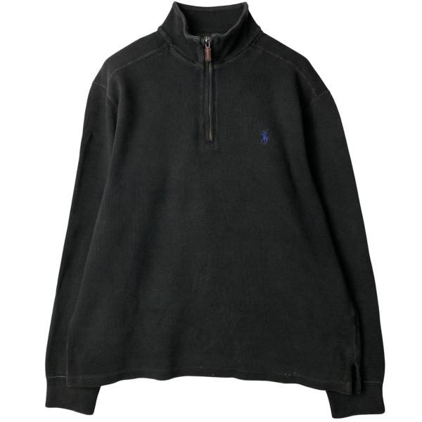 古着 ラルフローレン Ralph Lauren POLO by ハーフジップスウェット