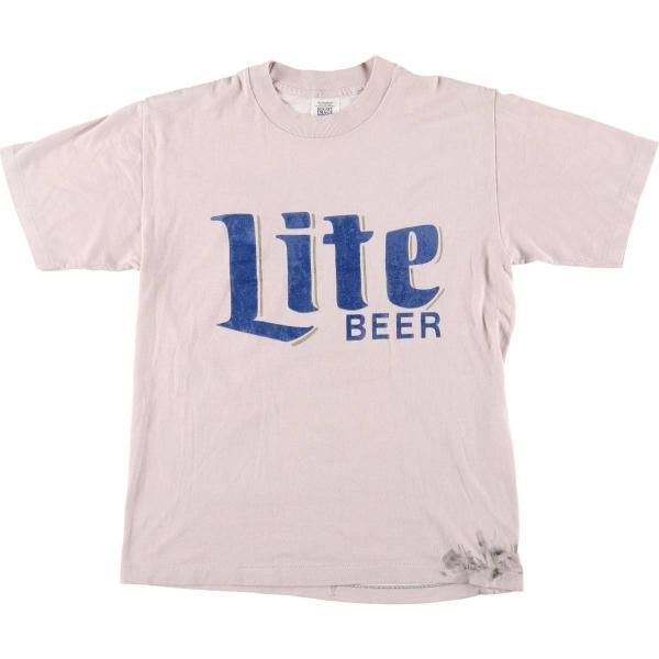 古着 90年代 RIGHT IMAGE Lite BEER ライトビール アドバタイジングTシャツ USA製 レディースM相当 ヴィンテージ /eaa532269 古着 90年代 RIGHT IMAGE Lite BEER ライトビール