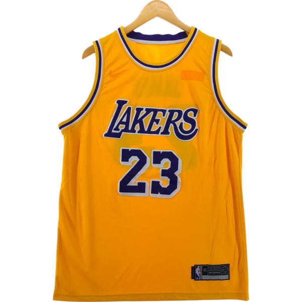 Lakers ゲームシャツ メッシュ メンズ・Mitchell & Ness マジック・ジョンソン パープル