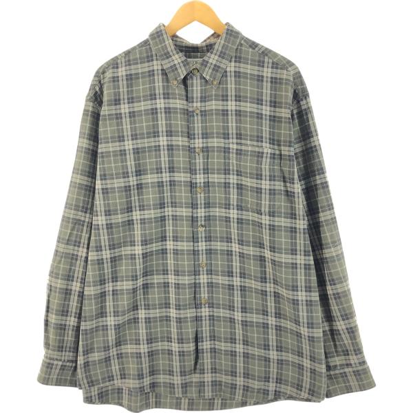 L.L.Bean（エルエルビーン） 古着 90~00年代 長袖 ボタンダウン ライト