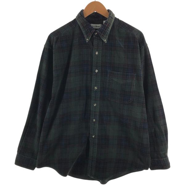 L.L.Bean 古着 70~80年代 エルエルビーン チェック柄 長袖 L.L.Bean 古着 70~80年代 エルエルビーン チェック柄 長袖