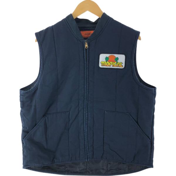 古着 90年代 シンタス CINTAS 中綿ベスト メンズL相当 ヴィンテージ