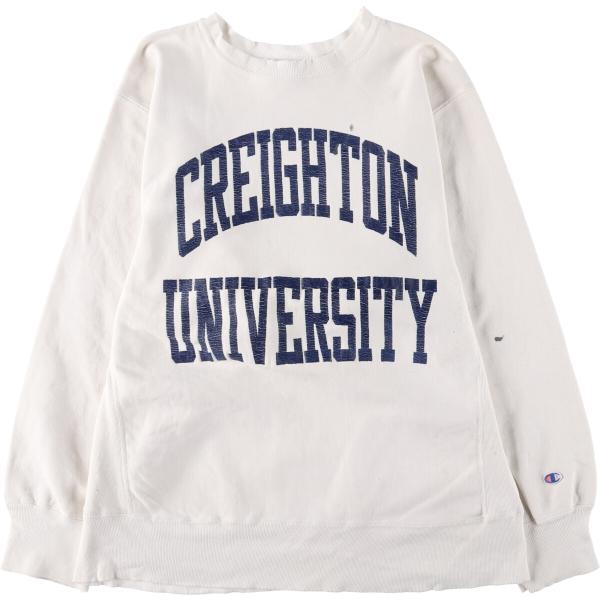 【美品】80s Champion リバースウィーブ カレッジスウェット トリコ 楽天市場】80s USA製 Champion 3段 カレッジ プリント リバース