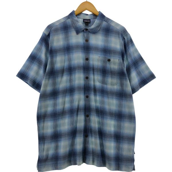 patagonia 古着 パタゴニア Patagonia オンブレチェック 半袖