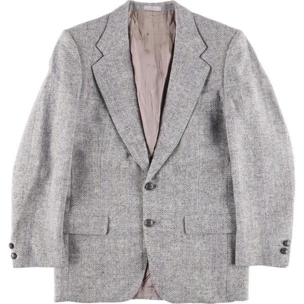 古着 ~90年代 WH. LEISHMAN Harris Tweed ハリスツイード ストライプ柄  