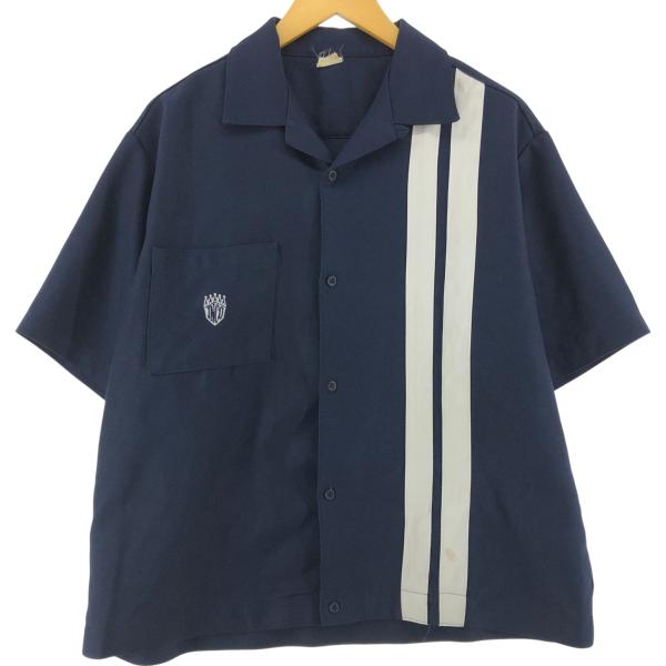 古着 オープンカラー ボウリングシャツ メンズL相当 /eaa537533