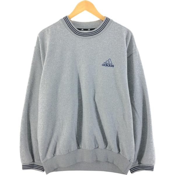 adidas 古着 90~00年代 アディダス ロゴスウェットシャツ トレーナー