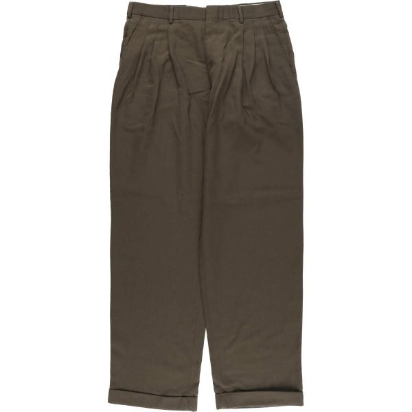 80s SITY STREETS USA製 ツータック スラックス W34L30 80s SITY STREETS USA製 ツータック スラックス W34L30