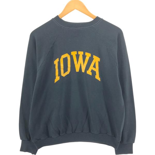 古着 80年代 SPORTSWEAR IOWA アイオワ大学 カレッジスウェットシャツ トレーナー USA製 メンズL相当 ヴィンテージ /eaa542551 古着 80年代 SPORTSWEAR IOWA アイオワ大学 カレッジスウェットシャツ