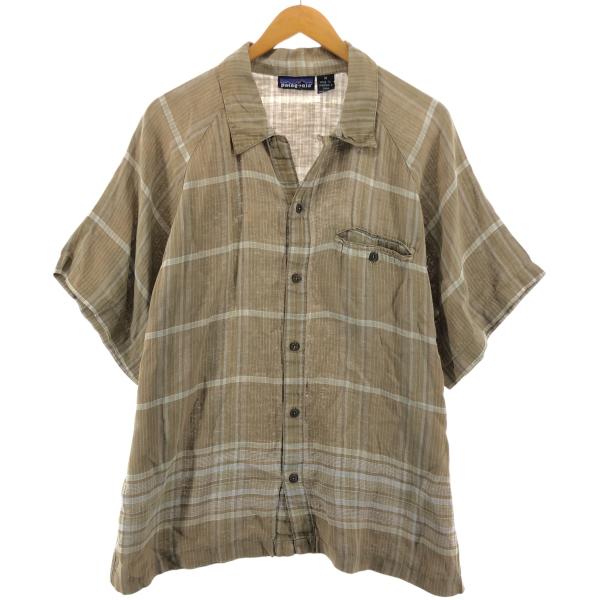 00s パタゴニア　ボックス　シャツ　半袖シャツ　90 patagonia 古着 00年代 パタゴニア Patagonia 53109 チェック柄