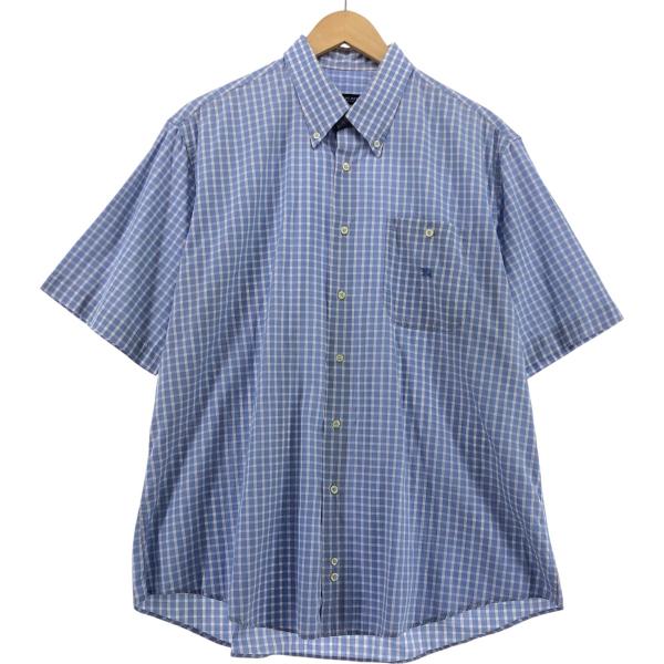 【美品 140cm】バーバリー チェック柄 長袖シャツ 半袖仕様ボタン付き BURBERRY バーバリー シャツ チェックシャツ レディース 長袖