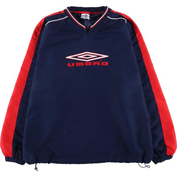 umbro（アンブロ） 古着 90年代 UMBRO Vネック ウォームアッププル