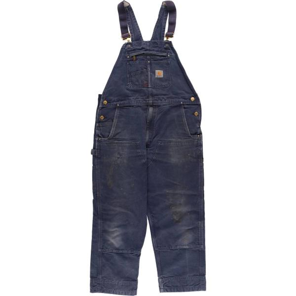 【古着】ダブルニー ダック オーバーオール Carhartt/カーハート 古着 90年代～ カーハート Carhartt ダブルニー ダック