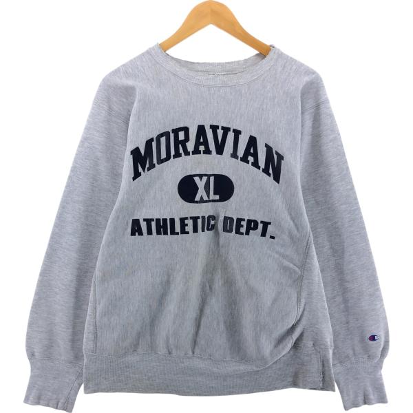 希少 チャンピオン リバースウィーブ スウェット 刺繍タグ センタープリント Champion（チャンピオン） 古着 リバースウィーブ 刺繍タグ 3連