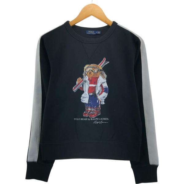 Ralph Lauren - 古着 ラルフローレン Ralph Lauren POLO RALPH LAUREN ポロベア プリントスウェットシャツ トレーナー レディースM相当 /eaa544832 古着 ラルフローレン Ralph Lauren POLO RALPH LAUREN ポロベア