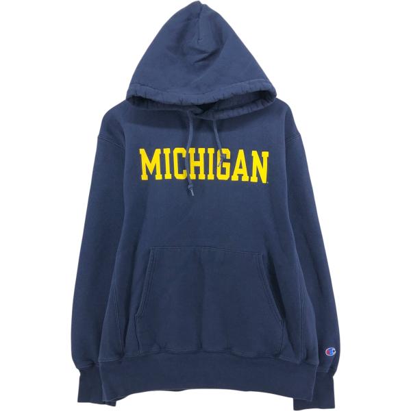 ミシガン大学　カレッジ　プルオーバー　ウインドブレーカー Amazon.co.jp: [ミシガン大学] カレッジプリント ヘビーウェイト