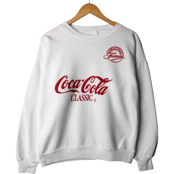 古着 90年代 COCA-COLA コカコーラ アドバタイジング スウェット