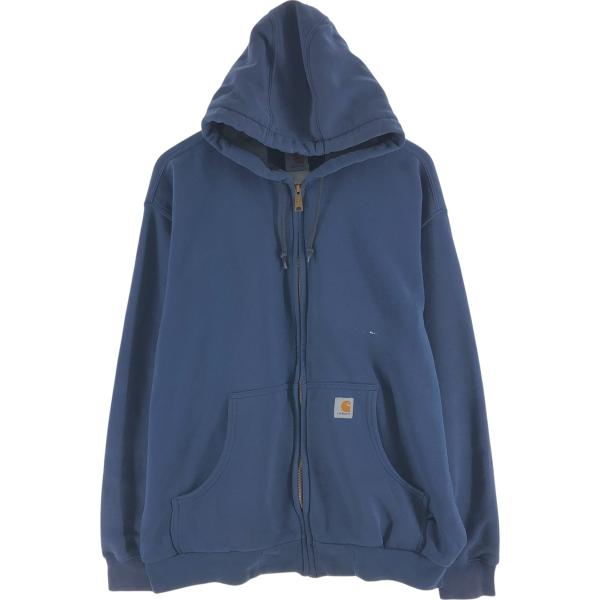 Carhartt 古着 カーハート スウェットフルジップパーカー メンズ