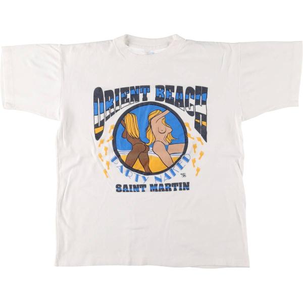 古着 90~00年代 T's エロT プリントTシャツ メンズM相当 ヴィンテージ