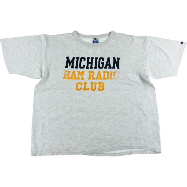 【Ｔシャツ】ミシガン　1980年代　トリコタグ　ヴィンテージ　表記Mサイズ　michigan チャンピオン USA製 Champion（チャンピオン） 古着 90年代 Champion MICHIGAN ミシガン