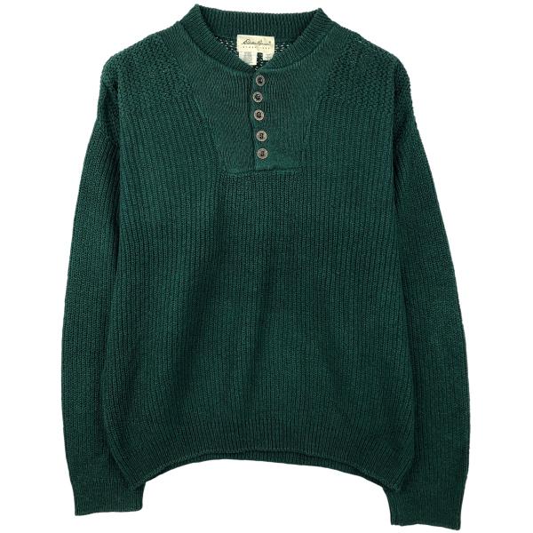 Eddie Bauer（エディーバウアー） 古着 ~00年代 ヘンリーネック リブ