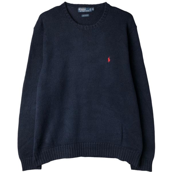 古着 ラルフローレン Ralph Lauren POLO by コットンニットセーター