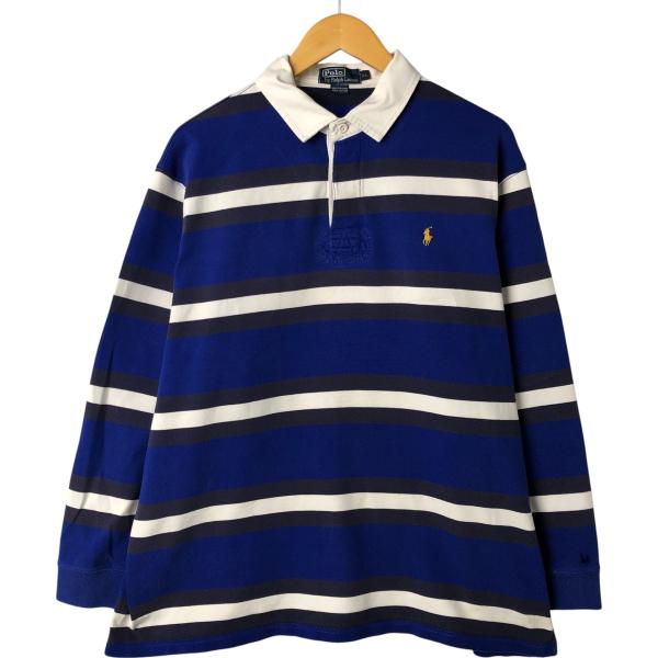 Polo Ralph Lauren ストライプ ラガーシャツ 太ボーダー XL Polo Ralph Lauren ストライプ ラガーシャツ 太ボーダー XL