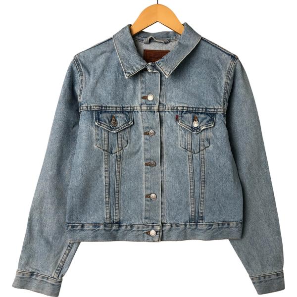 Levi's - 古着 90年代 リーバイス Levi's 77597-0220 デニムジャケット Gジャン USA製 レディースM ヴィンテージ /eaa427477 Levi's 古着 90年代 リーバイス 77597-0220 デニムジャケット G