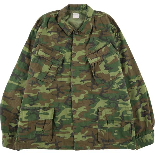 ジャングルファティーグ リーフカモ ミディアム レギュラー S-L】U.S.Army 60's Jungle Fatigue Jacket ERDL 