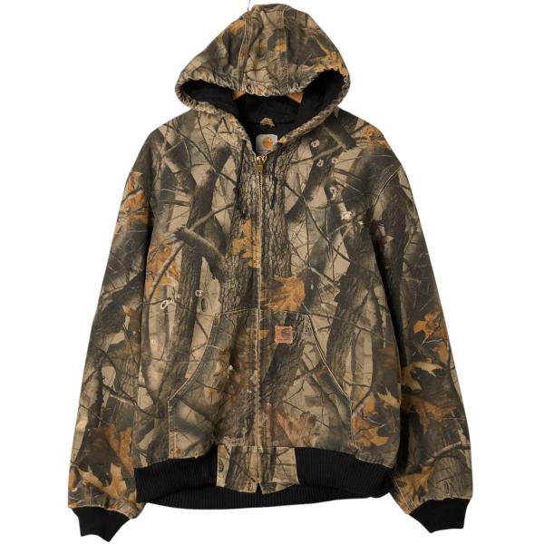 Carhartt 古着 00年代 カーハート アクティブジャケット 迷彩柄 リアル