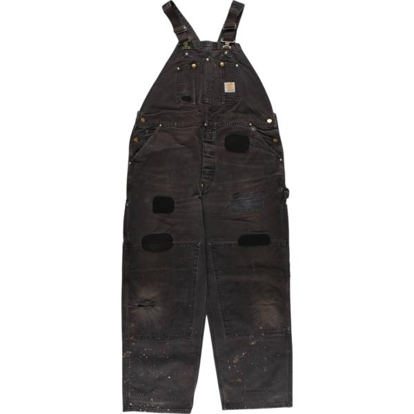 Carhartt オーバーオール ダブルニー40x32 古着 ビッグサイズ 00年代 カーハート Carhartt ダブルニー