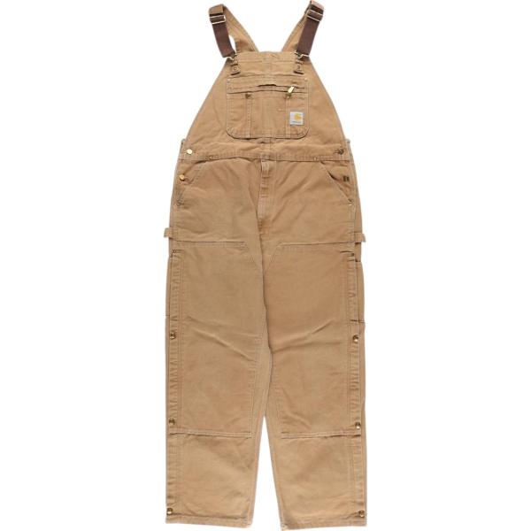 Carhartt カーハート ダブルニー ダック オーバーオール　USA製　38 Carhartt 古着 カーハート ダブルニー ダック オーバーオール