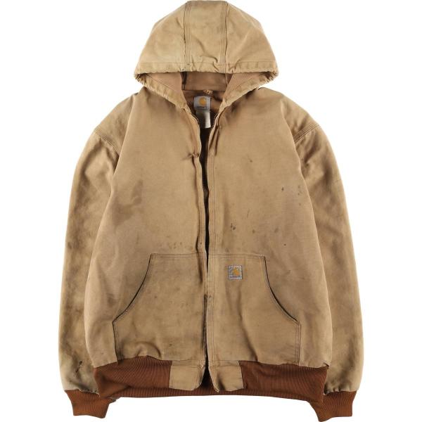 希少モデル Carharttカーハートアクティブジャケットカラー スミクロ古着 Carhartt 古着 00年代 カーハート アクティブジャケット ダック